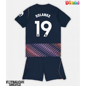 Tottenham Hotspur Dominic Solanke #19 Dětské Venkovní dres komplet 2026-27 Krátký Rukáv (+ trenýrky)